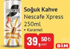 NESCAFE XPRESS SOĞUK KAHVE KARAMEL 250 ML